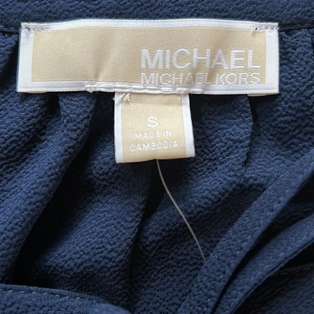 NEW Michael Kors Cold Shoulder Blouse